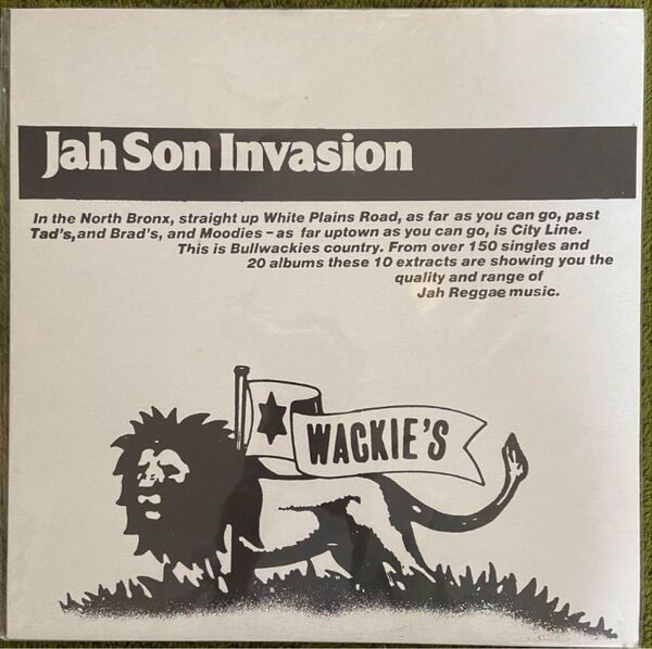 Wackies / Jah Son Invasion/レコード, LP