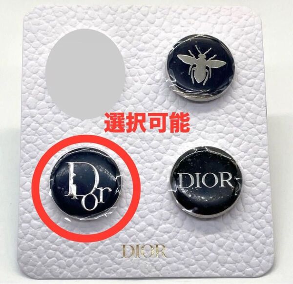 CD ディオール ピンバッジ Dior ノベルティ フィルム付き ピン ピンズ