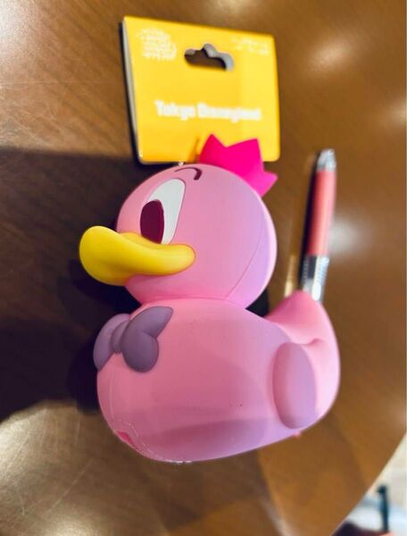ディズニー クワッキーダッグ シリコンケース バッグチャーム パルパルーザ ピンク マスコット