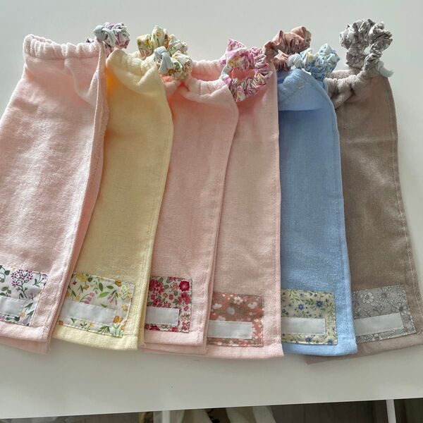 No49 ハンドメイド タオルエプロン 6枚