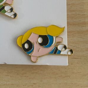 パワパフガールズ バブルス ブロッサム ピンバッジ