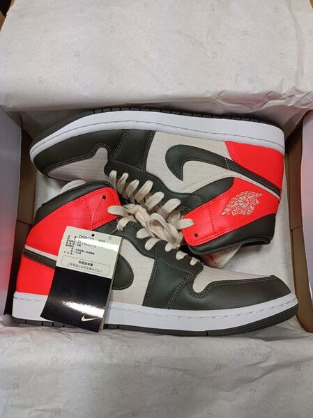 【期間限定価格】Nike WMNS Air Jordan 1 Mid "Light Orewood Brown" 未使用