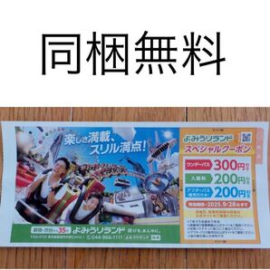 よみうりランド スペシャルクーポン 5名様まで 同梱無料