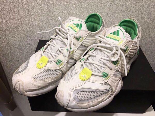adidas FYW S-97 Ronnie Fieg GREEN NEON US8.5 KITH white EF3646