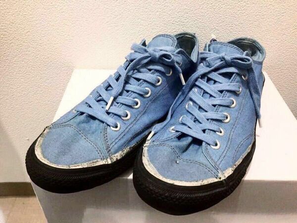 Yohji Yamamoto pour homme キャンバス スニーカーライトブルー サックス 靴 6 y's for men
