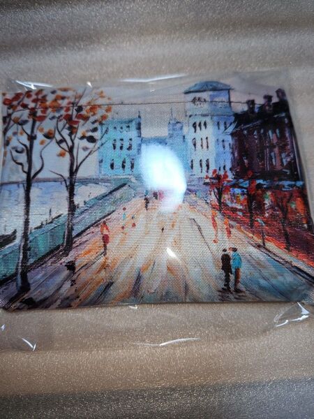 油絵画デザインのエコバッグ