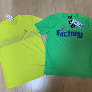メンズTシャツ サイズM ライムグリーン&ライトグリーン