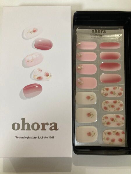 オホーラ ohora ネイルシール tulip haze 15枚