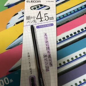ELECOM タッチペン P-TPSLIMBK 4.5mm ブラック 未使用