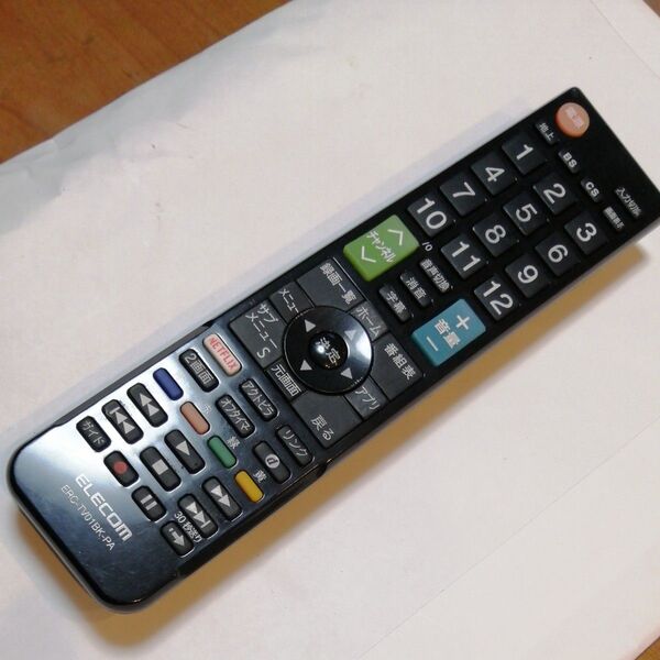 ELECOM テレビリモコン ERC-TV01BK-PA ブラック