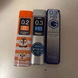 シャー芯3個セット チップとデール Ain STEIN PILOT