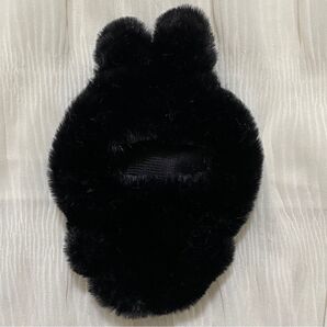 10cm ~ 12cm ぬい服 着ぐるみ ブラック うさみみ 黒 ハンドメイド