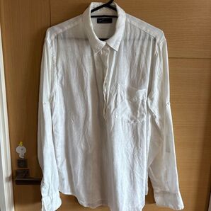 GAP リネンシャツ 白シャツ ホワイト Mサイズ
