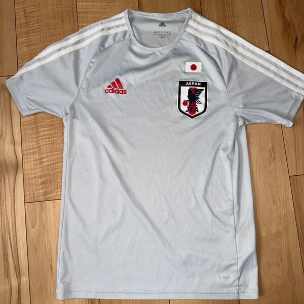 アディダスサッカー練習着 大人Sサイズ お得な2枚セットadidas サッカー日本代表 トレーニングウェア グレー