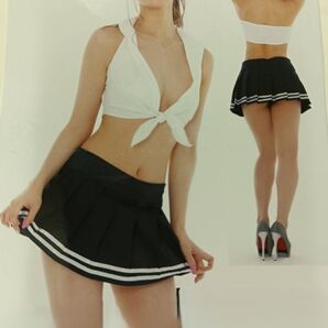 セクシーなセットアップ 制服コスチューム Mサイズ 新品商品スクールコスプレ