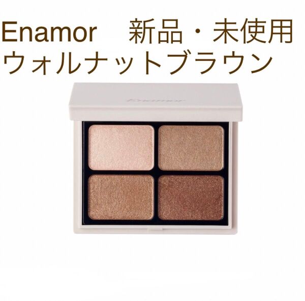 【未使用】 エナモル enamor ニュアンスカラーアイズ 01 ウォルナットブラウン かじえり 匿名配送