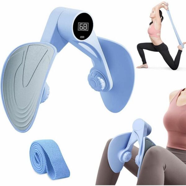 【新品】内転筋トレーニング 器具 エクササイズバンド付き 骨盤底筋 筋トレ
