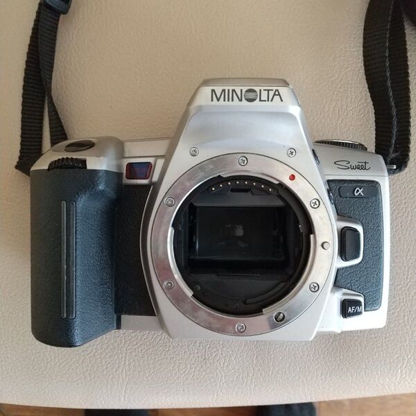 【ジャンク品】MINOLTA α Sweet カメラ&望遠レンズ【フィルムカメラ】