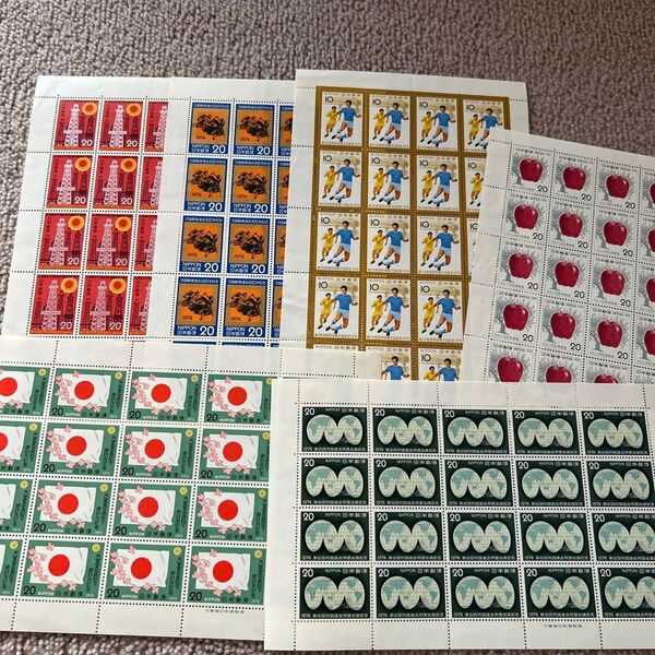 記念切手 コレクション 切手シート 未使用 1974年 1975年
