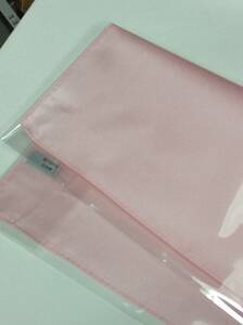 新品ピンク系ポケットチーフ♪シルク100%ツイール無地♪日本製最高級シルク！お買い得サービス出品♪お買い得サービス