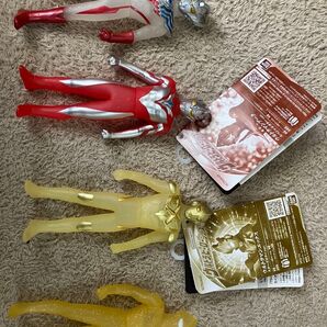 ウルトラマン4体限定クリアソフビ