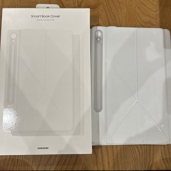 Galaxy Tab S9 Smart Book Cover ホワイト 純正カバー