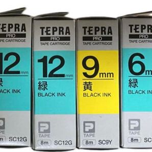 TEPRA PRO テープカートリッジ 4本セット