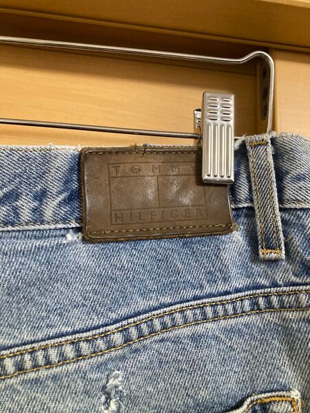 Old Tommy ワイド バギー デニム HIPHOP Y2K スケーター