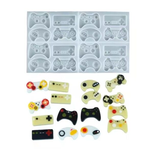 ハンドメイド用シリコンモールド☆16種ゲームコントローラ型