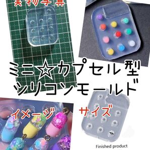 ミニ☆カプセル型☆シリコンモールド