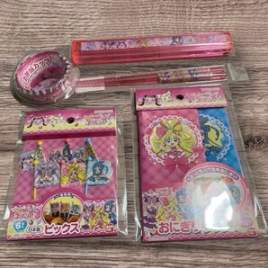 新品 キミとアイドルプリキュア 5点セット おにぎりラップ ピックス お弁当カップ お箸 箸箱 お箸ケース 遠足 入園 入園準備