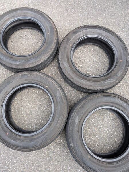 ダンロップ EC202 185/70 R14 88S 日本製 4本セット 2022年バリ山 バリ溝