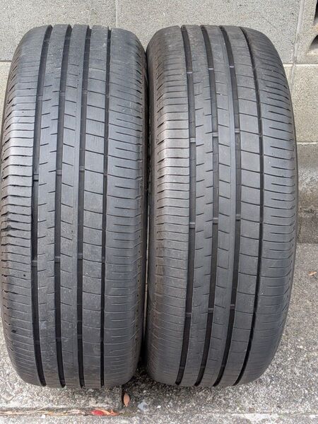 ダンロップ ビューロ VE304 サイレントコア 225/55R18 98V 日本製 2本セット 2023年バリ山 バリ溝 ②
