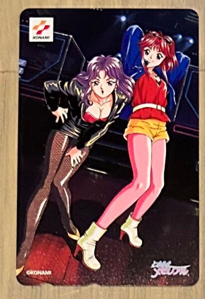 ときめきメモリアル 朝日奈夕子&鏡魅羅 テレホンカード 未使用