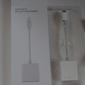iPhoneSDカードリーダー ライトニング デジカメ スマホ転送 iPhone iPad ios対応