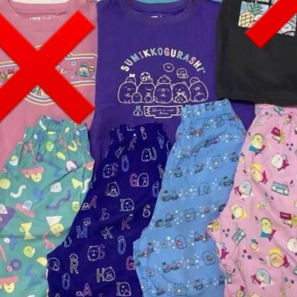 すみっコぐらし ユニクロ 110㎝ Tシャツ リラコ お好きな2点セット