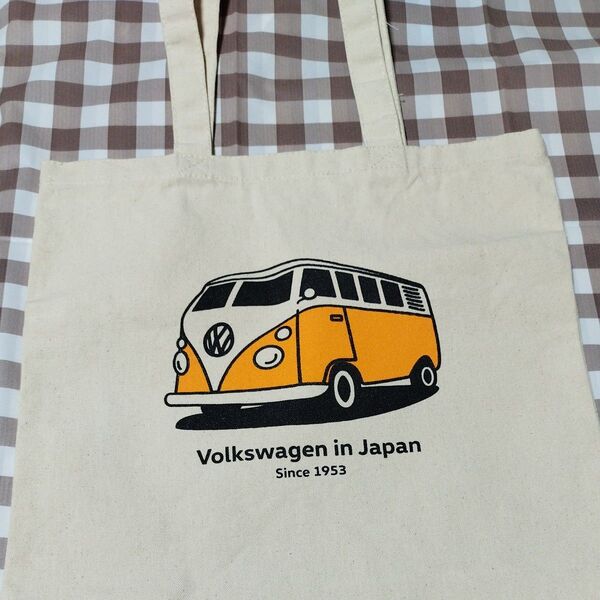 バッグ エコバッグ サブバッグ マチ付きトート Volkswagen フォルクスワーゲン ワーゲンバス トートバッグ 非売品