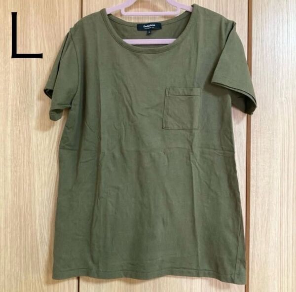 Doublefocus オリーブ Lサイズ Tシャツ