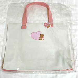 新品 ファミリア キャンバス トート ピンク