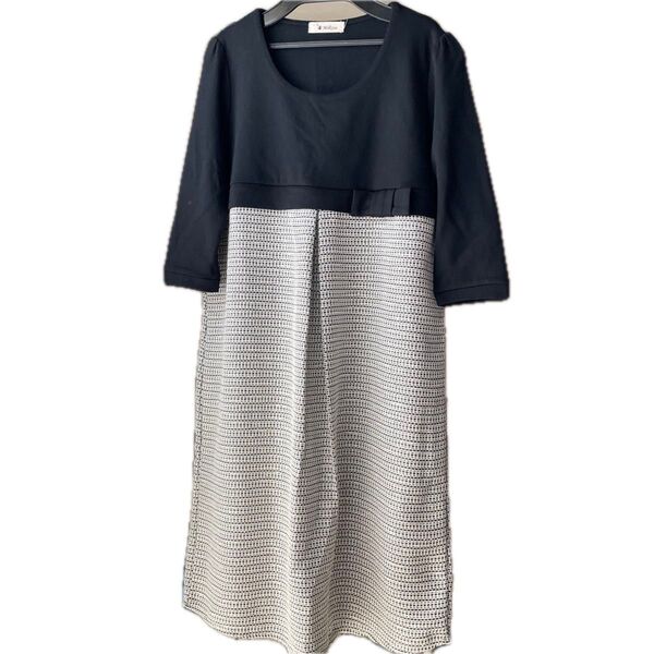ワンピース マタニティワンピース 産後 レディース 七分袖 授乳服 お宮参り 綺麗め 未使用品 ママ