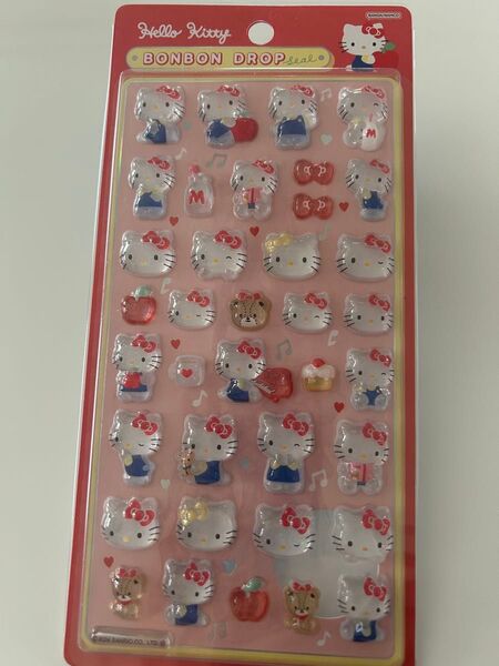 ハローキティ ボンボンドロップシール