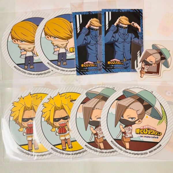 ヒロアカ アニカフェ コースター ステッカー 特典 フォトカ