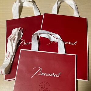 Baccarat(バカラ) ショッパー3枚&リボン
