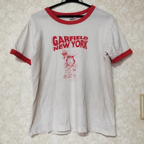 ガーフィールド Tシャツ 半袖 古着 ビンテージ アメコミ