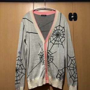 milk boy 蜘蛛の巣 カーディガン スパイダーネット y2k