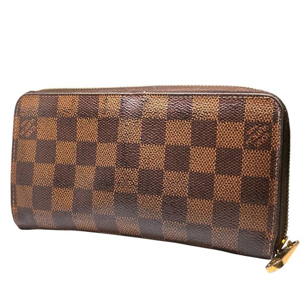 LOUIS VUITTON ヴィトン ジッピーウォレット 長財布 N60015 ダミエ ラウンドファスナー エベヌ ラウンドジップ