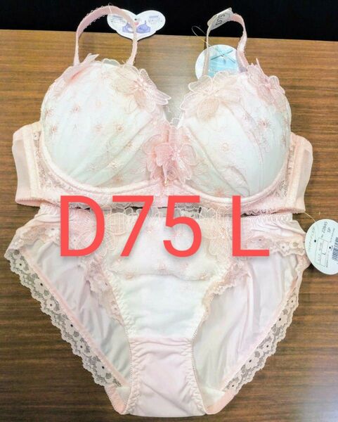 ブラジャーショーツセット D75 L