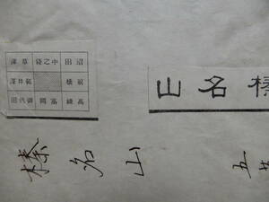 戦前発行年不明【榛名山】5万分の1地形図　大日本帝国陸地測量部　【周囲北南東西】中之條/富岡/前橋/軽井沢　※4側面カット欠損