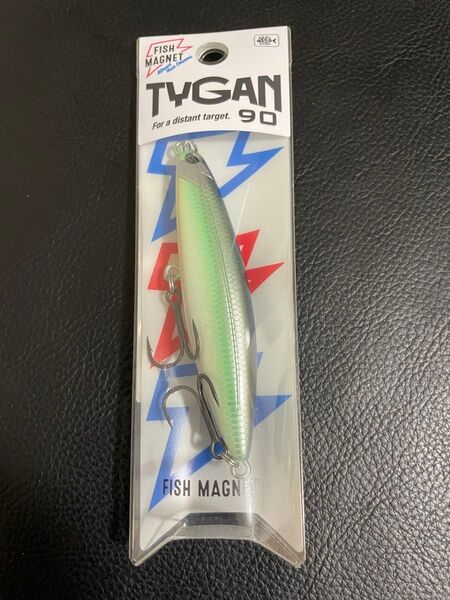 24時間以内発送 商品番号4367 フィッシュマグネット TYGAN90 タイガン グリーンギザードシャッド