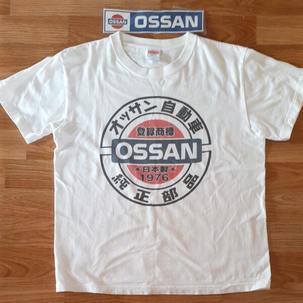 パロディTシャツ(OSSANステッカー付き)